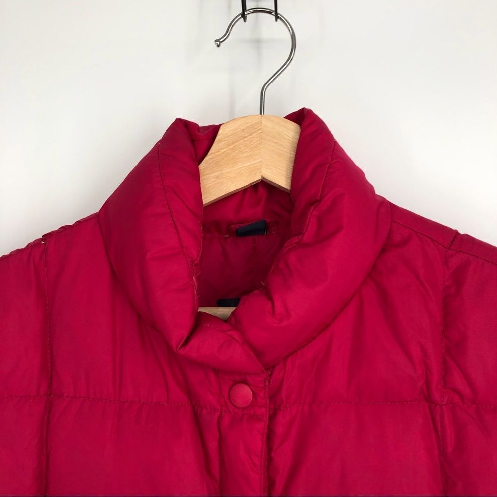 LANDS’ END Down Vest Pink Womens Size Small - Picture 2 of 7
